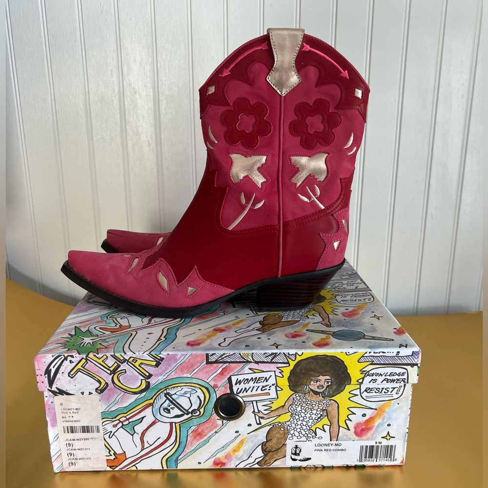 JEFFREY CAMPBELL LOONEY COWBOY BOOTS